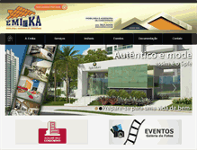 Tablet Screenshot of emika.com.br